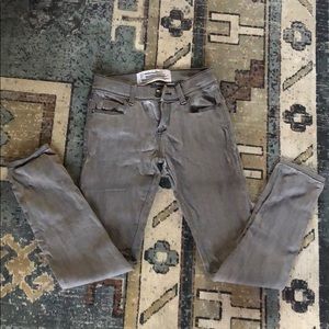 Gray Free People low rise jeans